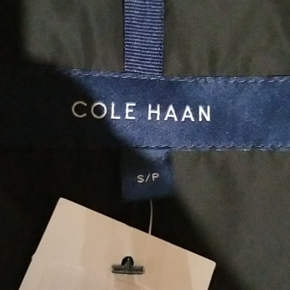 COLE HAAN Real Down Feather Black Coat - Picture 6 of 12